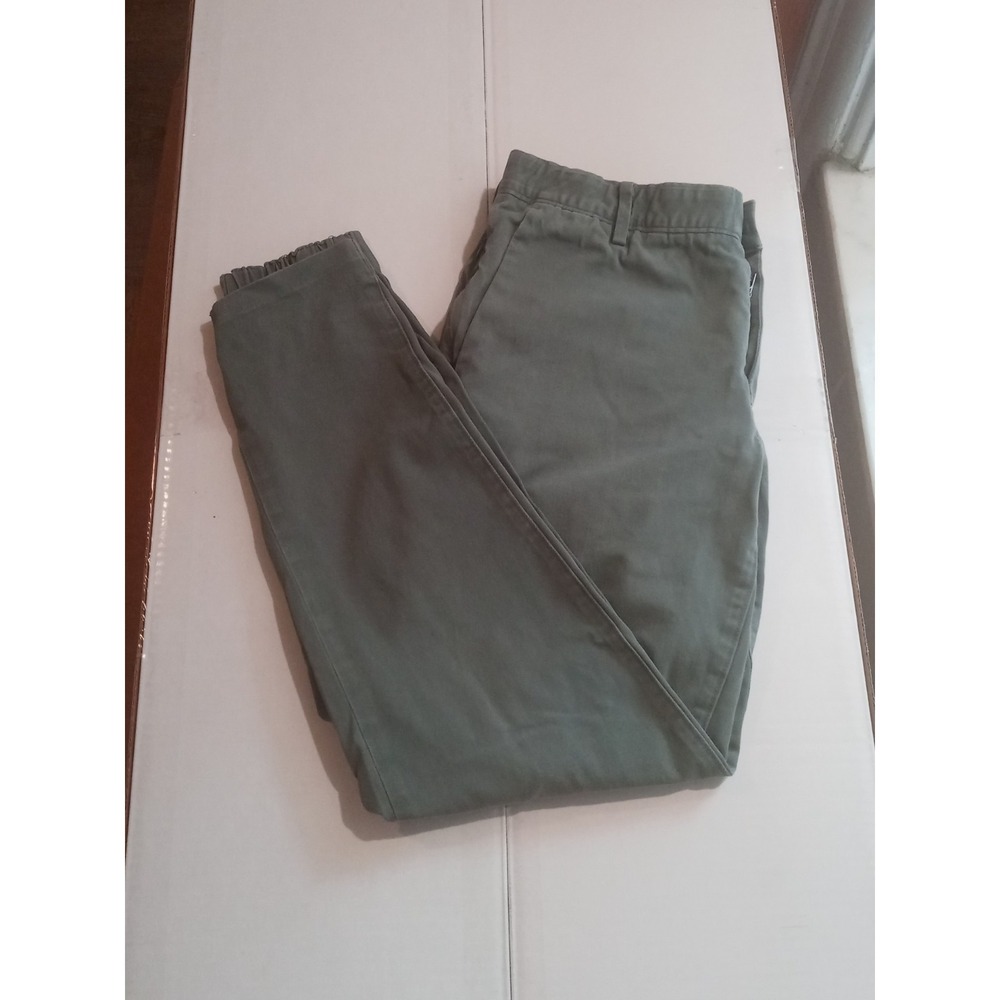 Everlane Performance Traveler Chino CROPPED 29x26 Green. Short Men Elastic Waist - Picture 10 of 16